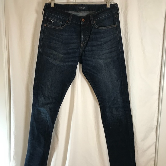 SOLD - Scotch & Soda Blue Ralston Regular Slim Fit Denim - Picture 1 of 10